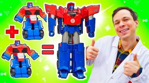 Трансформер искупался в воде и его двигатель ЗАГЛОХ!  Игры в больничку для детей