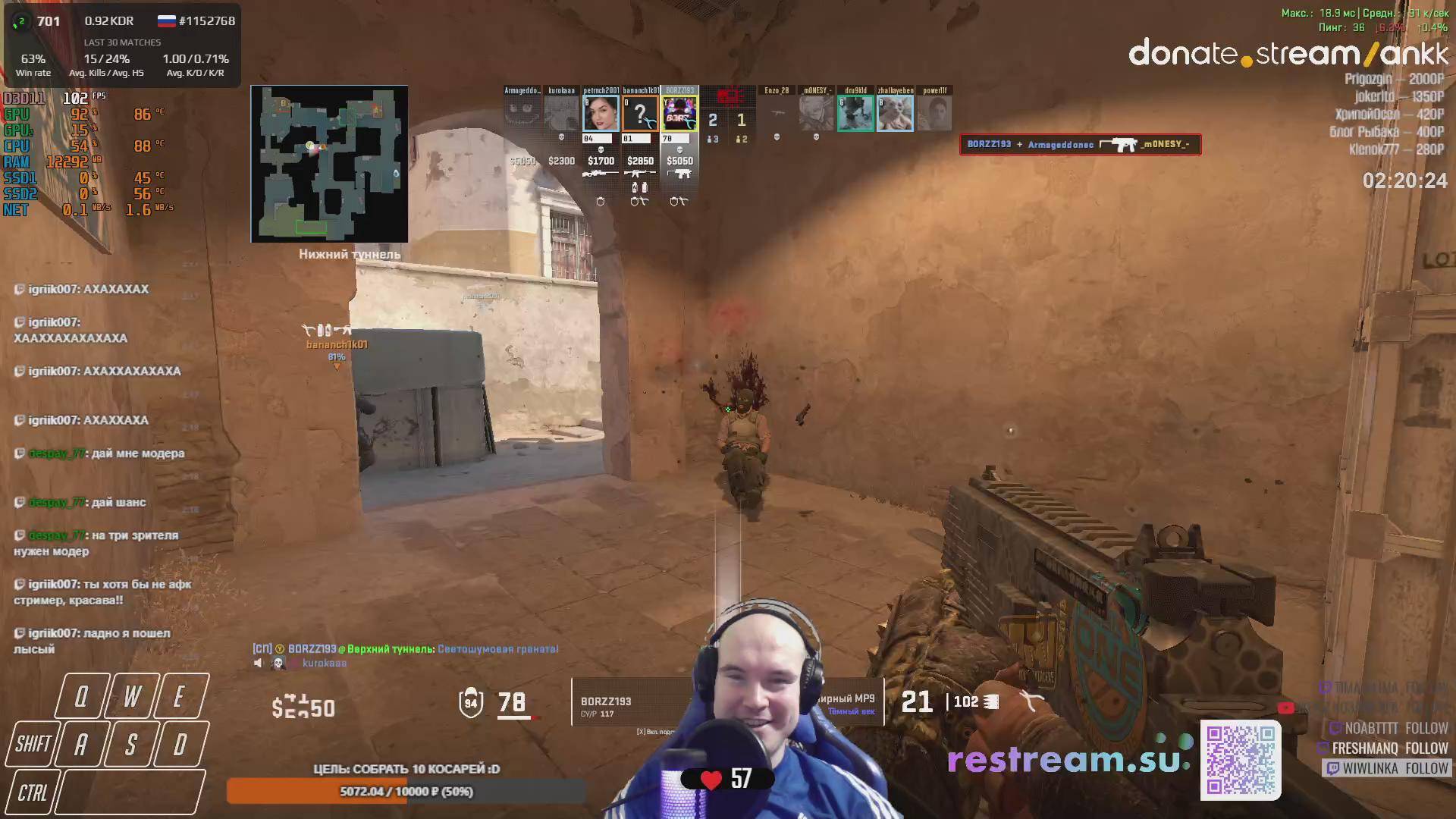 UnluckyStream281 FACEIT | Restream.su