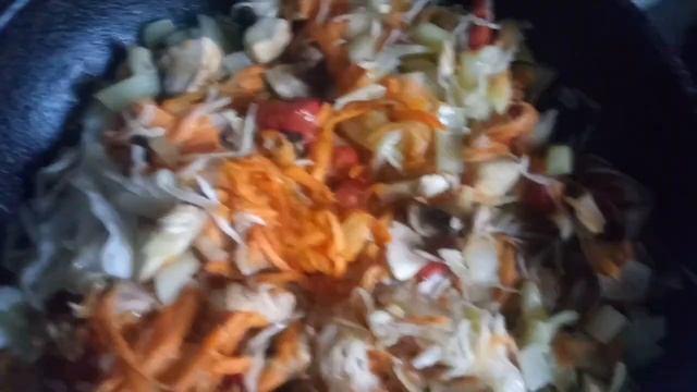 Рис з овочами та грибами