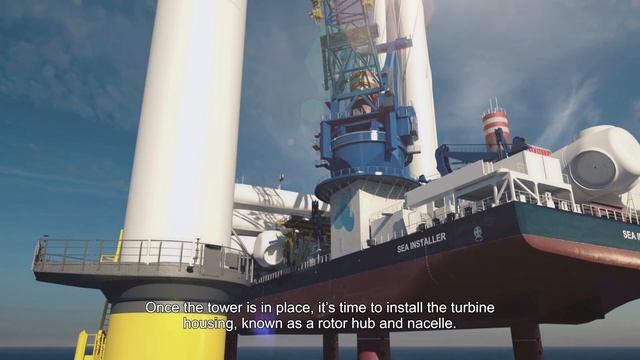 How it all comes together at sea: installing an offshore wind farm смотреть онлайн