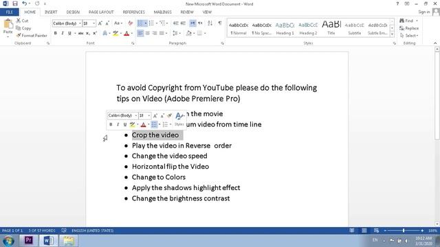 How to edit Video Clip to prevent copyright strike from YouTube смотреть онлайн