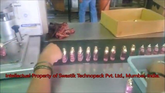 Swastik's Semi Auto 8 Head Rotary Vacuumetric Perfume Filling Packing Line смотреть онлайн