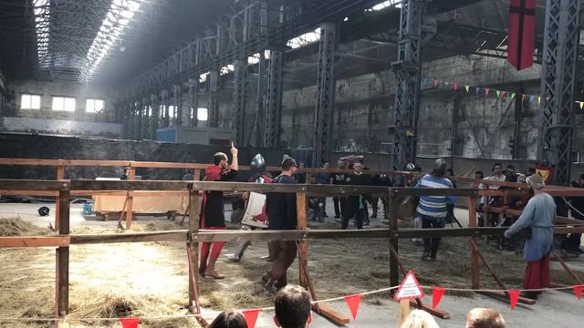 Фестиваль средневековых развлечений, 28.04.2018, Арт-завод "Механика", номинация "Щит и меч" смотреть онлайн