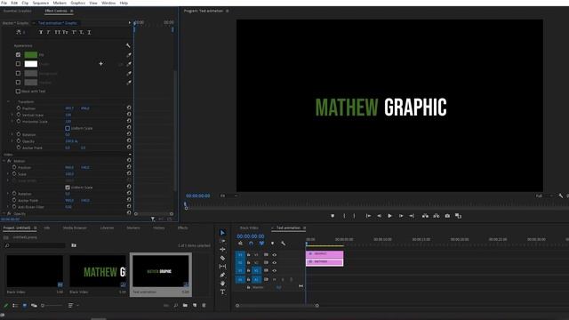 Create TEXT ANIMATION In Premiere Pro смотреть онлайн