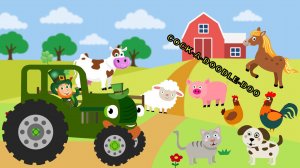 Лепрекон на тракторе | Животные на ферме