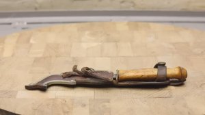 Реставрация старого ножа  скаутов Puukko