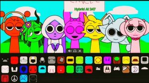 СПРУНКИ мод на гибридов! Sprunki incredibox!