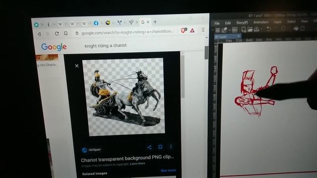 Time lapse Manga Webcomic Huion canvas 13 clip studio paint смотреть онлайн