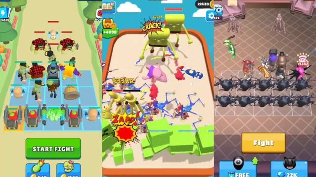 Merge Master Rainbow Friends Vs Merge Monster 100 Doors Vs Merge Zombies Gameplay смотреть онлайн