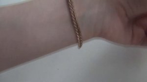 Как надеть золотую цепочку на руку одной рукой без посторонней помощи #какнадетьцепочкуоднойрукой