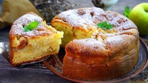 Новый вкус любимой шарлотки. ШАРЛОТКА С ТВОРОГОМ И ЯБЛОКАМИ