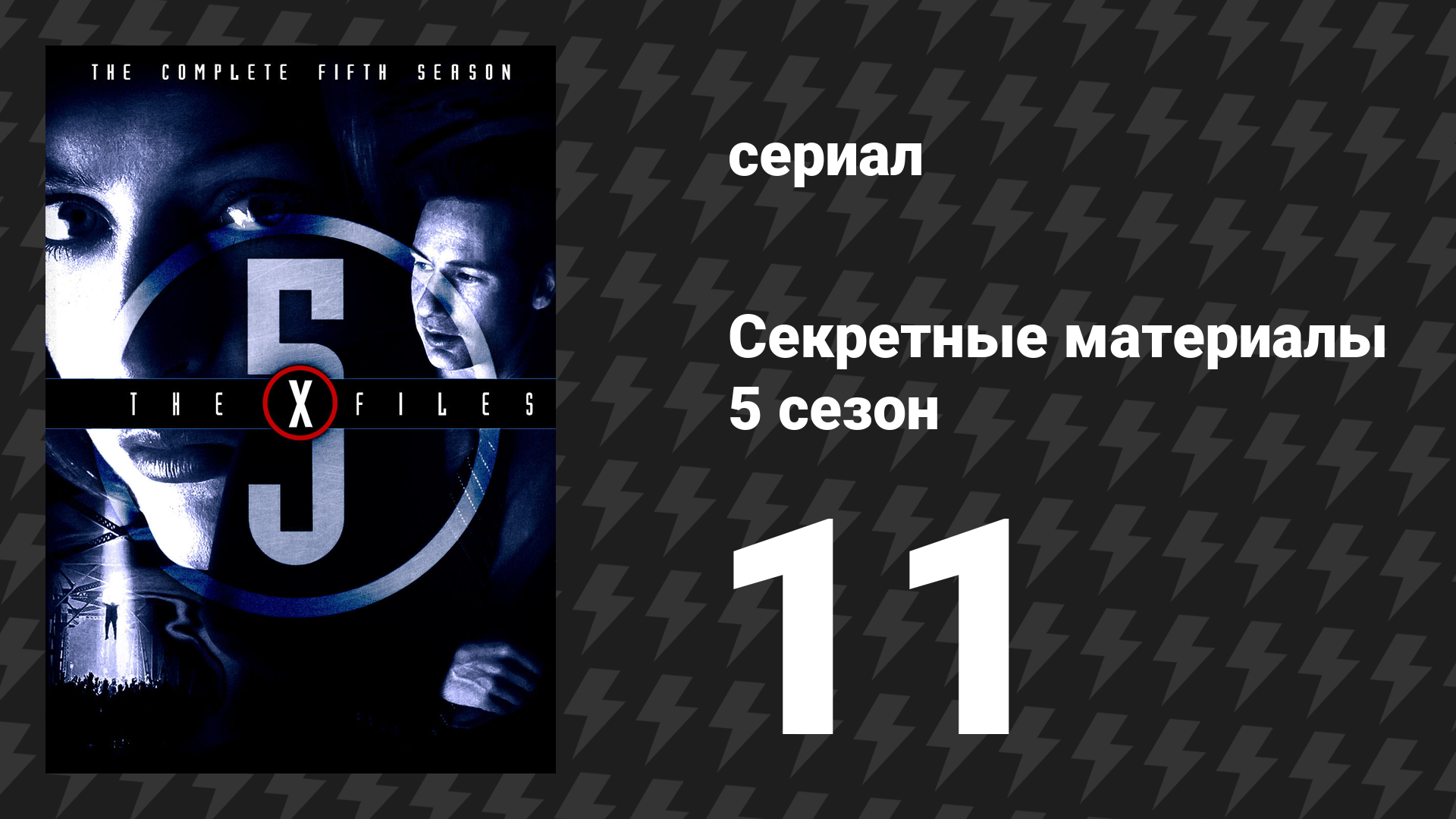 Секретные материалы 5 сезон 11 серия «Код для уничтожения» (сериал, 1993-2018)