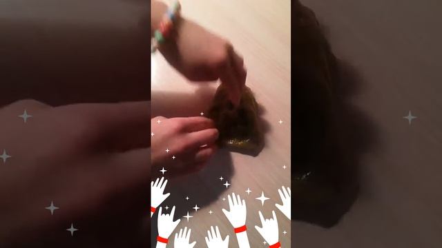 Слайм-какашка/самое приятное видео/золотой слайм/разоблачение покупных слаймов смотреть онлайн