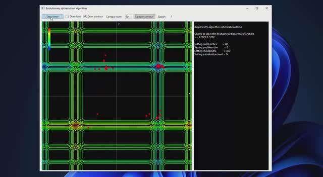 Firefly algorithm optimization - Search for a global minimum смотреть онлайн