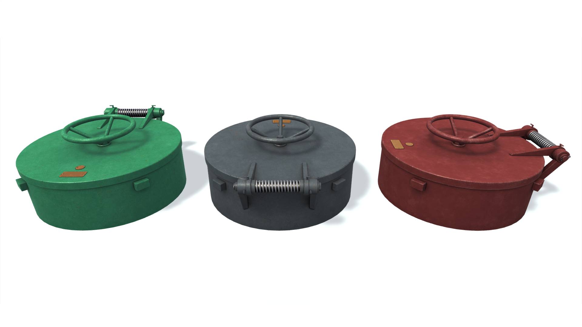 3D модель. Палубный люк G. 3D model Deck hatch G смотреть онлайн