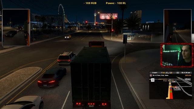 American Truck Simulator 🔴ЕДЕМ В ЛАС-ВЕГАС 🔴 # 7 смотреть онлайн
