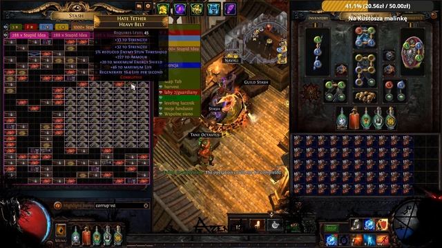 [POE 3.16] 1000 Mythic Orb vs Heavy belt | Mage blood gamble смотреть онлайн
