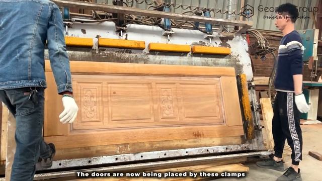 Wooden Doors Factory Tour |George Group Door factory |Door Manufacturer in China |Production Proces смотреть онлайн