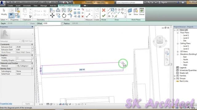 How to create Modern Bedroom and Interior Design in Revit By SK Architect смотреть онлайн