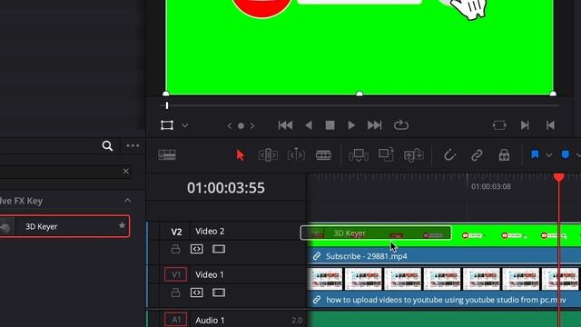 how to remove green screen in davinci resolve смотреть онлайн