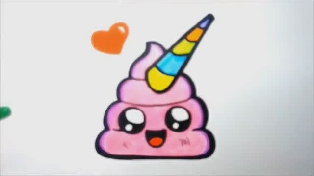 Как нарисовать милую какашку легко и поэтапно смотреть онлайн