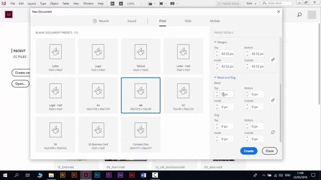 01 creating new documents in InDesign смотреть онлайн