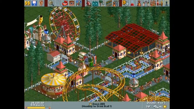 RollerCoaster Tycoon 1 Let's Play Ep 3 - False Records смотреть онлайн