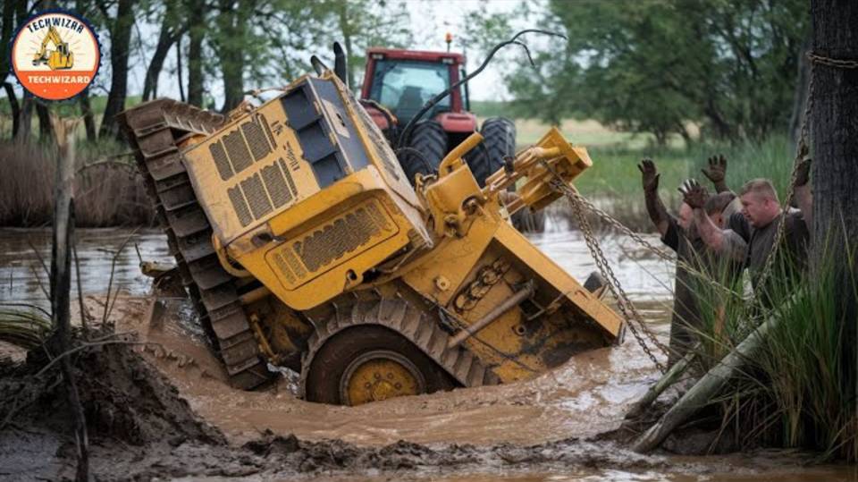 Невероятные идиоты на бульдозерах и тяжелой технике, которые вас шокируют смотреть онлайн