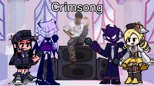 Friday Night Funkin' Crimsong but Selever, Cassette Girl vs Void, Mami sings it смотреть онлайн