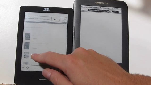 Kobo Touch vs Kindle 3 Comparison Review смотреть онлайн