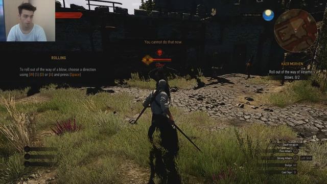 Thw Witcher 3 Wild Hunt Gameplay : Učimo i treniramo смотреть онлайн