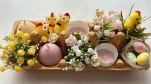 Поделка на пасху. Декор "Пасхальные свечи"!