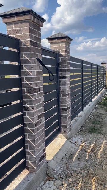 #shots Забор жалюзи в стиле ранчо (техас) #забор #автоматика #колпаки смотреть онлайн