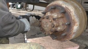 пневмозубило  опять в деле. Хино 500