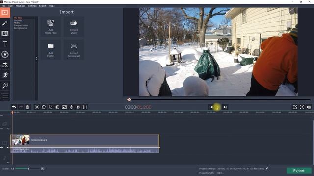This only happens with my Gopro! Lagging issues with Movavi