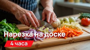 Звуки для соседей - нарезка продуктов на доске