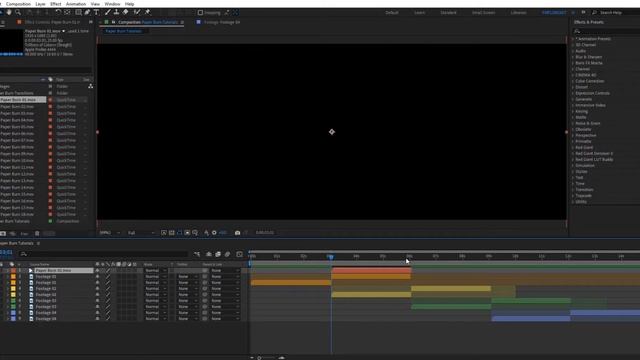 How To Use Paper Burn Transitions in After Effects | Quick Tutorial смотреть онлайн