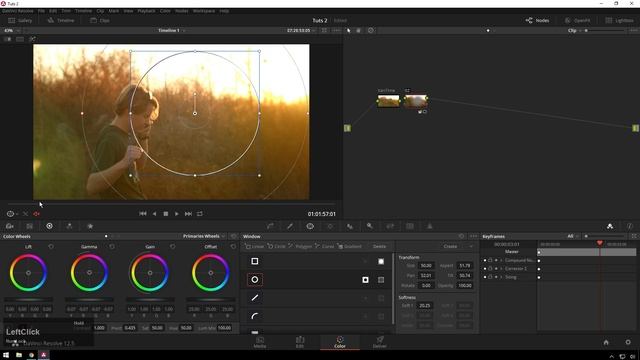 How To Use Power Windows - Basic Davinci Resolve Tutorial смотреть онлайн