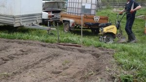 Нарезка борозд мотокультиватором Champion BC6712