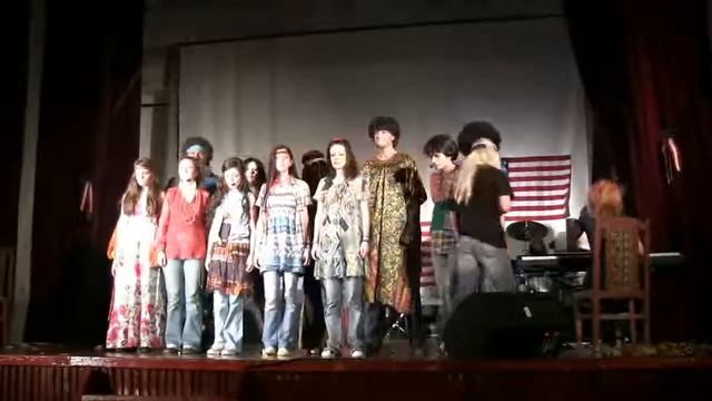 Hair the Musical Bucharest Romania "Where do I go, Electric Blues" смотреть онлайн
