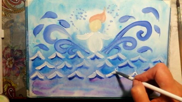 Как нарисовать сказочную картинку "Капелька и ее друзья" смотреть онлайн