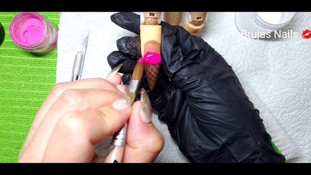 Ice Cream Nail ! 🥰💋💚💅 смотреть онлайн