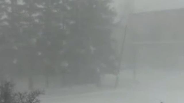 Damaging snowfall in Talin Town, Armenia смотреть онлайн