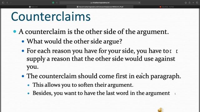 English 9 Unit1 Argumentative Essay sPt1 смотреть онлайн
