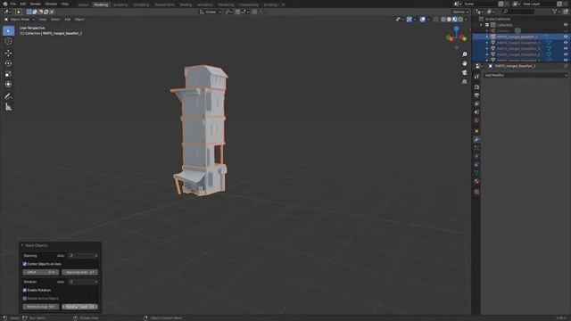 Stacking Tool | Free Blender 2.9+ Addon смотреть онлайн