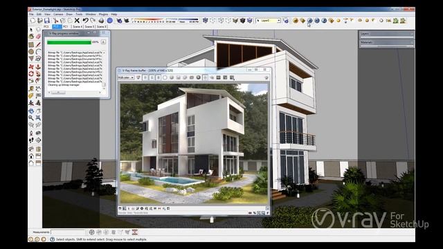 V-Ray for SketchUp Dome Light 한국어 (in Korean) смотреть онлайн