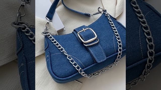 ✅ Женская джинсовая сумка L-6825 #оптом в интернет-магазине «Сумкины Будни» sumkinybudnu.ru смотреть онлайн