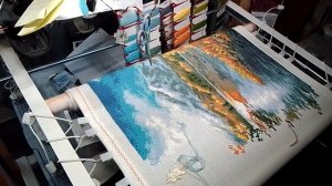 Вышивка крестиком. Комната 48 летнего вышивающего мальчика. Что хотел не загрузилось, сделал новое.