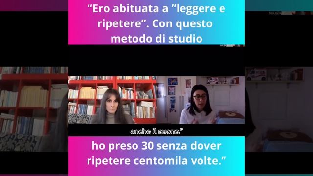 "Ero abituata a leggere e ripetere. Con questo metodo di studio ho preso 30." I nicolettatodesco.it смотреть онлайн