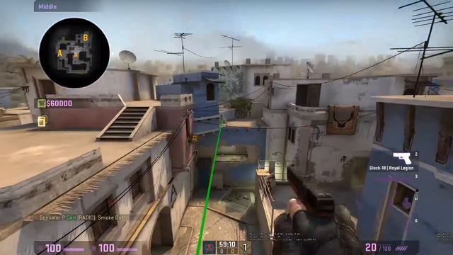 CSGO | Mirage Smokes смотреть онлайн